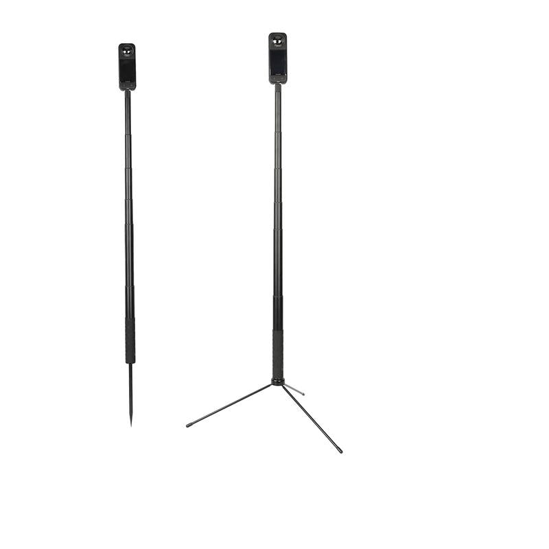 Golf Tripod Monopod, 47" Selfie Stick for Golf Swing Training & Recording | with Spike, Tripod, Phone Holder, 1/4"-20 Screw, Carry Bag | Compatible with Iphones, Android & Cameras