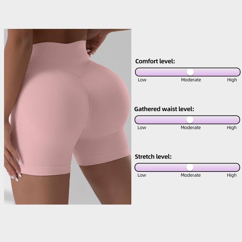 CHRLEISURE 3PCS High Waisted Biker Shorts for Women- Fitness Athletic Workout Running Yoga Gym Shorts