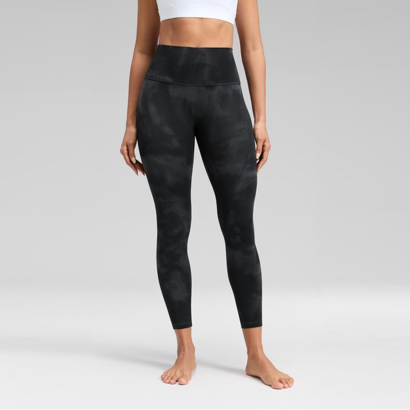 CRZ YOGA Butterluxe No Front Seam Yoga Leggings 25" - High Waisted Womens Lounge Pants Pilates Workout Athletic Buttery Soft