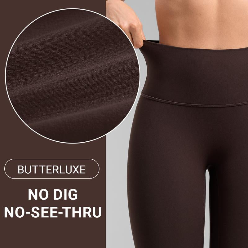 CRZ YOGA Butterluxe No Front Seam Yoga Leggings 25" - High Waisted Womens Lounge Pants Pilates Workout Athletic Buttery Soft