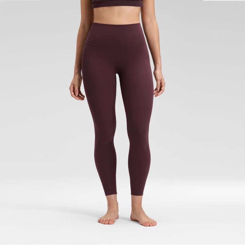 CRZ YOGA Butterluxe No Front Seam Yoga Leggings 25" - High Waisted Womens Lounge Pants Pilates Workout Athletic Buttery Soft