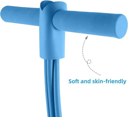 Artificial Tension Pedal Elastic Band (Environmental Natural Latex)| Stretch Band Adjustable Resistance Yoga Stretch Belt| Professional Fitness Equipment Arm and Waist Training Exercise Equipment