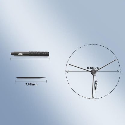 Golf Tripod Monopod, 47" Selfie Stick for Golf Swing Training & Recording | with Spike, Tripod, Phone Holder, 1/4"-20 Screw, Carry Bag | Compatible with Iphones, Android & Cameras