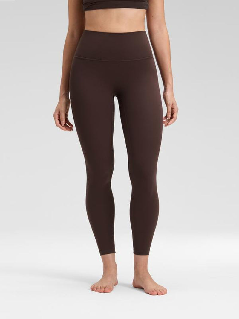 CRZ YOGA Butterluxe No Front Seam Yoga Leggings 25" - High Waisted Womens Lounge Pants Pilates Workout Athletic Buttery Soft